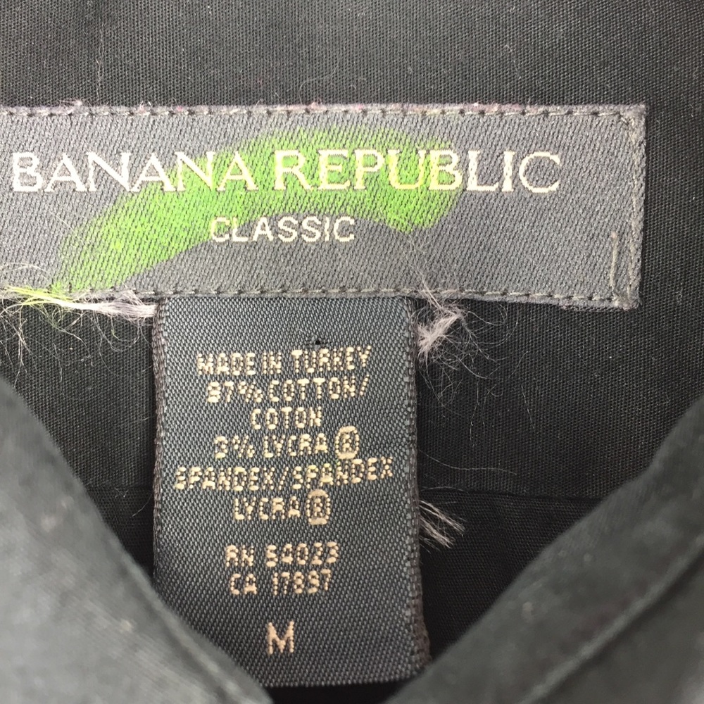 Banana Republic Button Front Dress Shirt Blouse - Picture 2 of 5